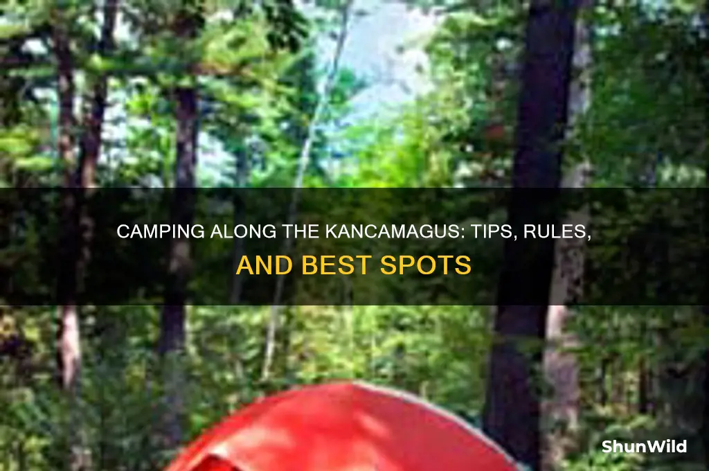 can i camp along the kanc
