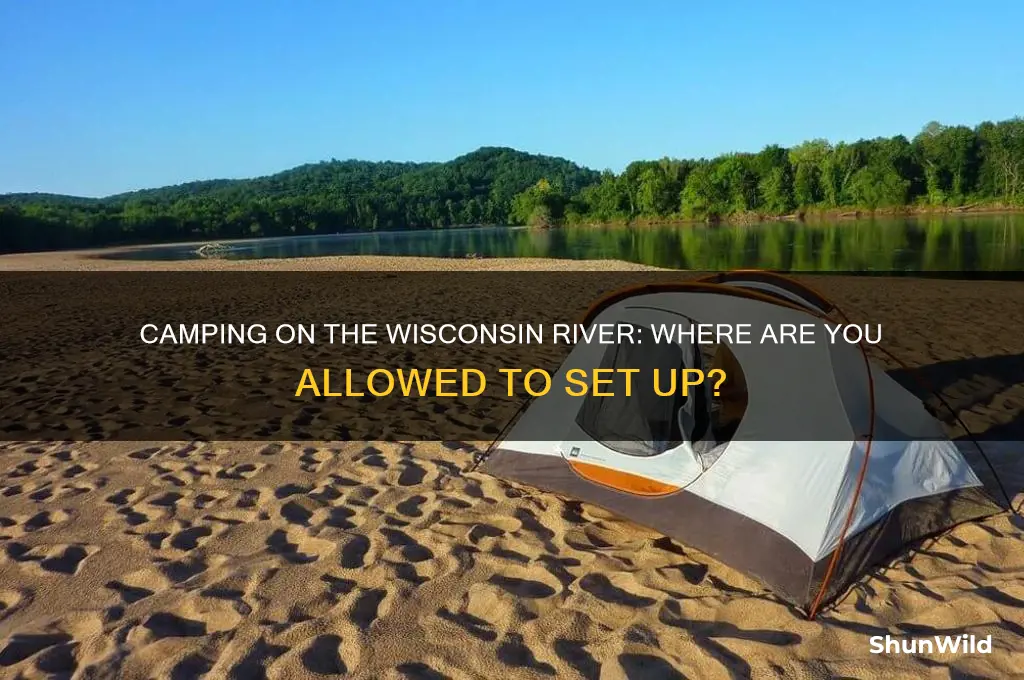 can i camp anywere on the wisconsin river