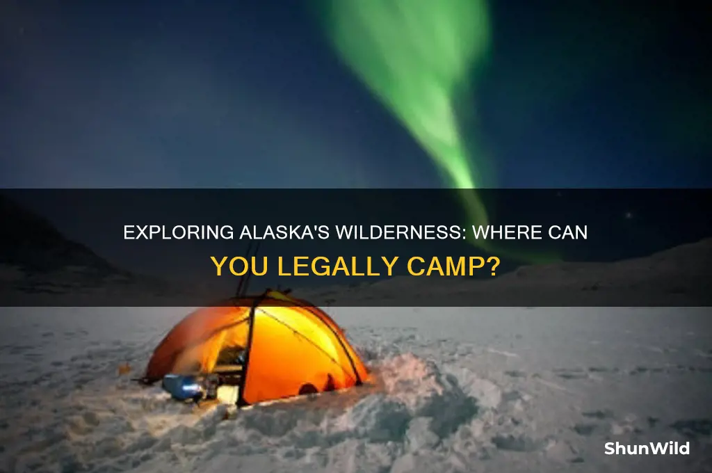 can i camp anywhere in alaska