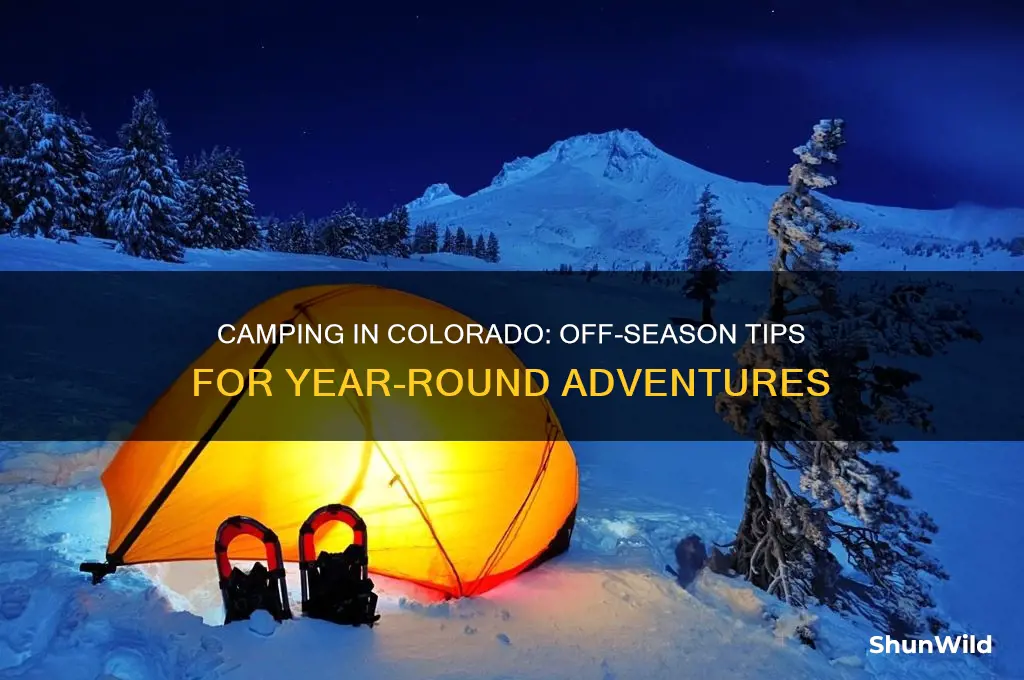 can i camp anywhere in colorado not in summer