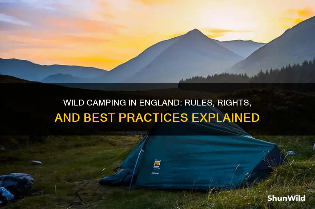 can i camp anywhere in england