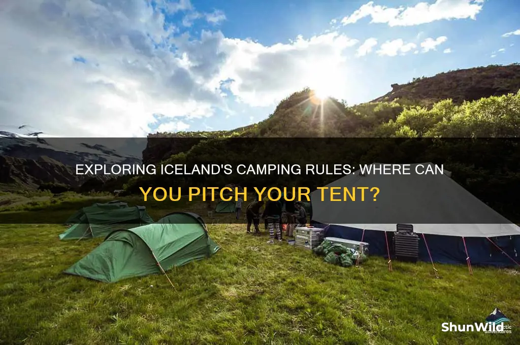 can i camp anywhere in iceland