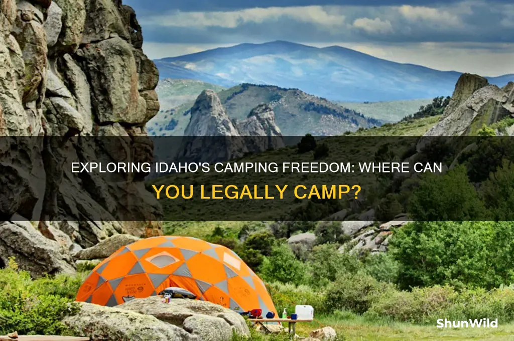 can i camp anywhere in idaho