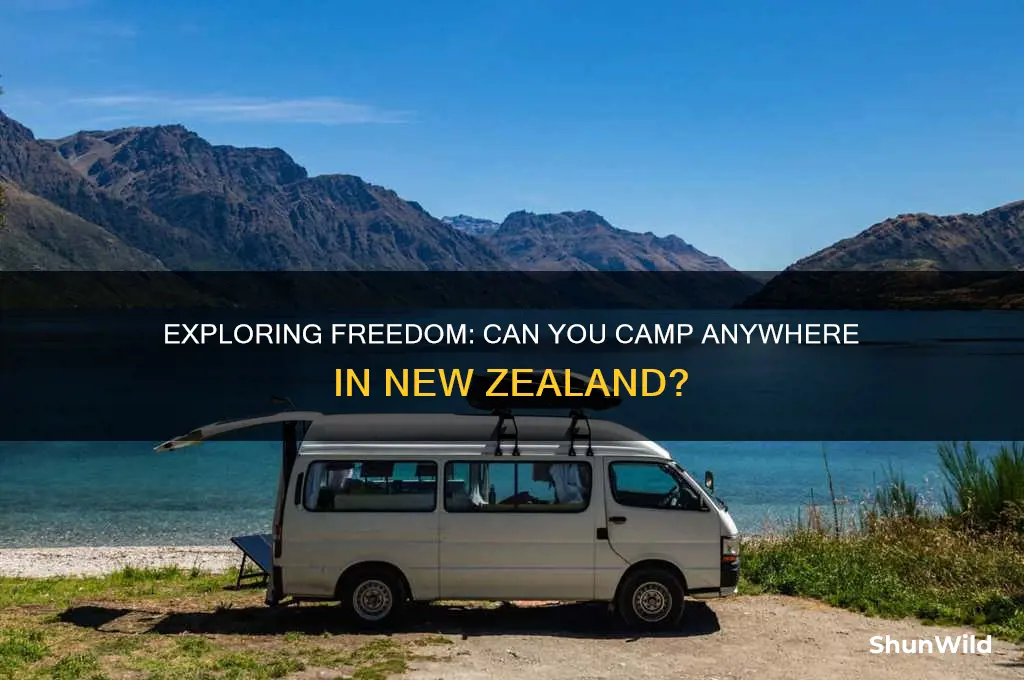 can i camp anywhere in new zealand