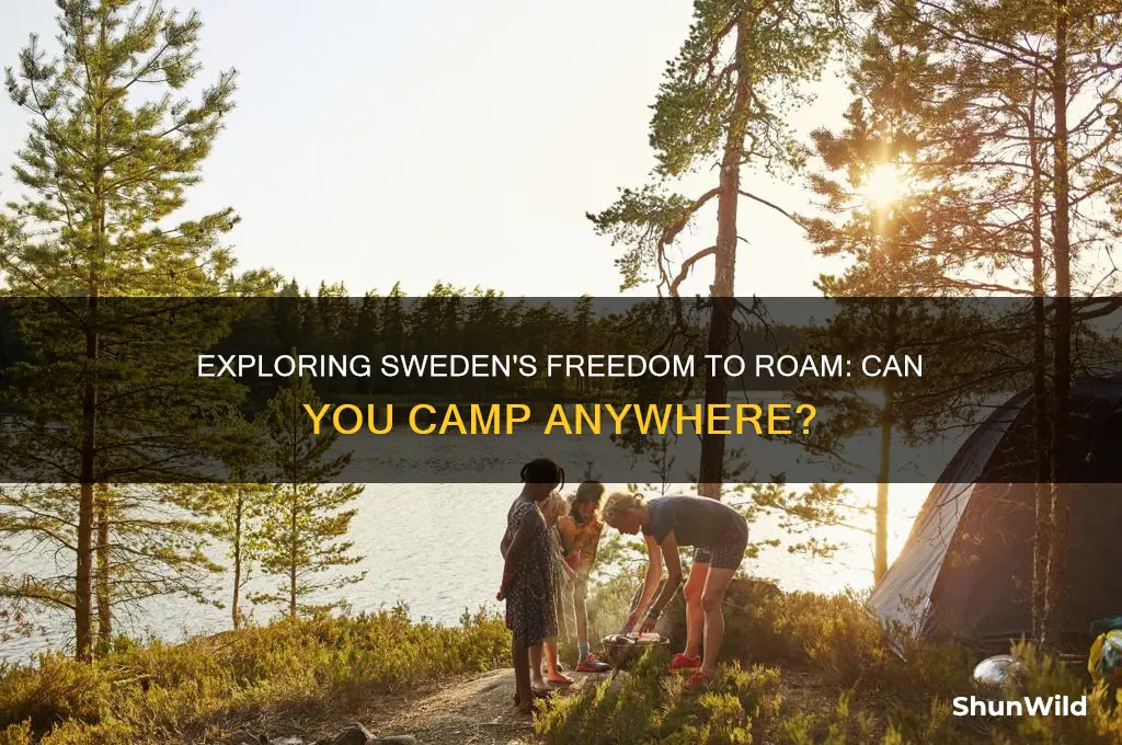 can i camp anywhere in sweden