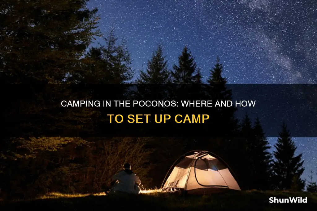 can i camp anywhere in the poconos