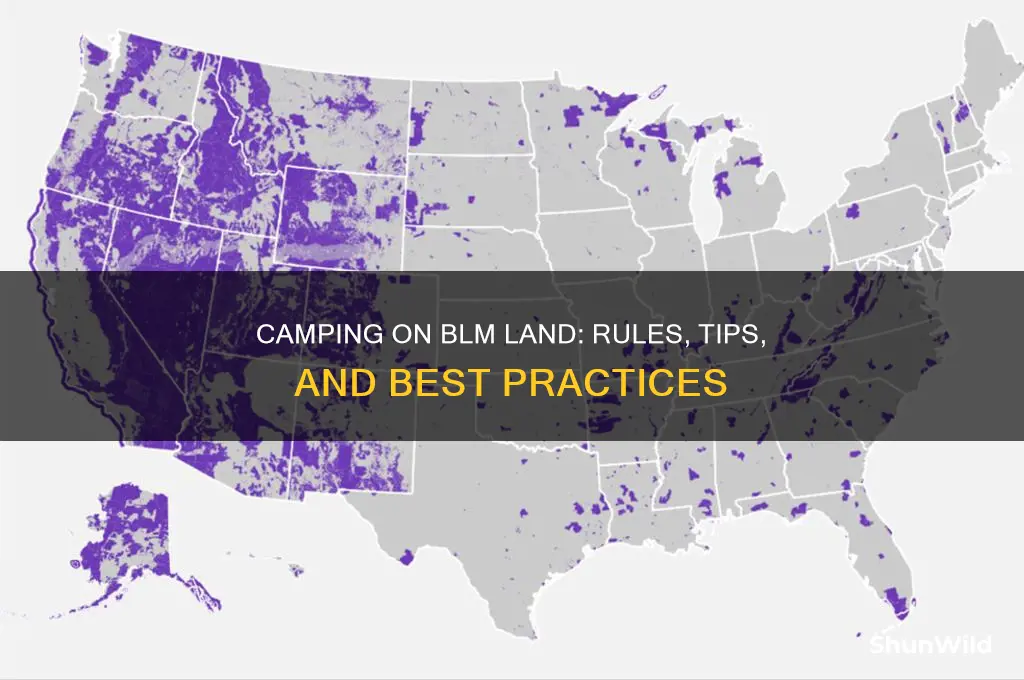 can i camp anywhere on blm land