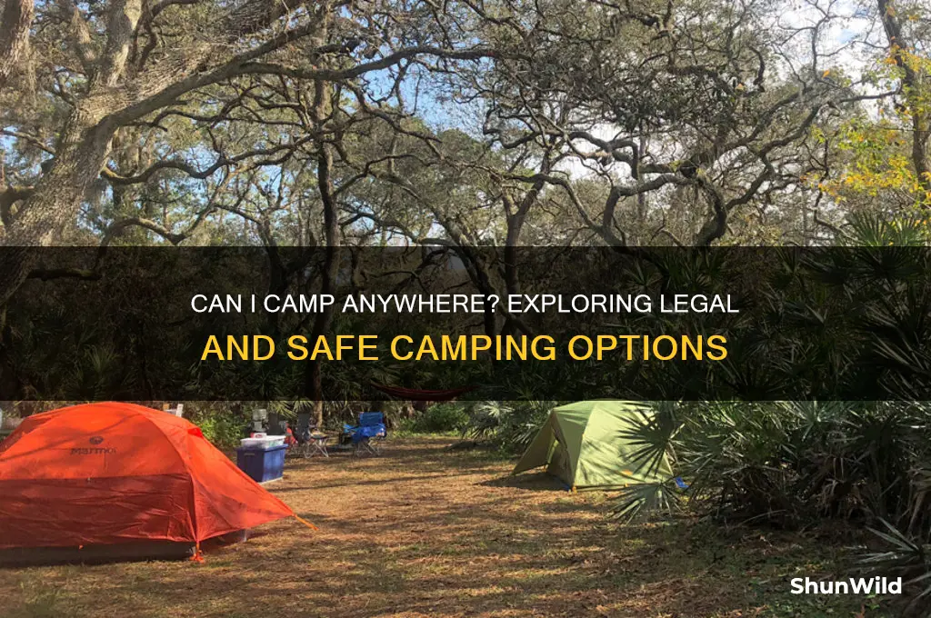 can i camp anywhere