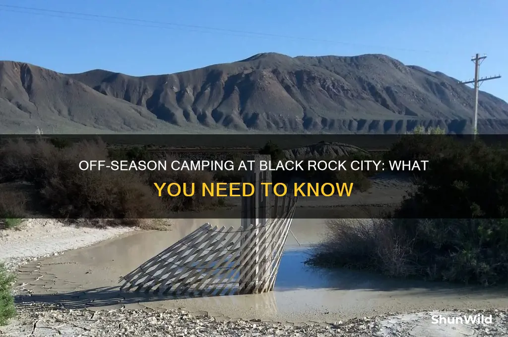 can i camp at black rock city off season