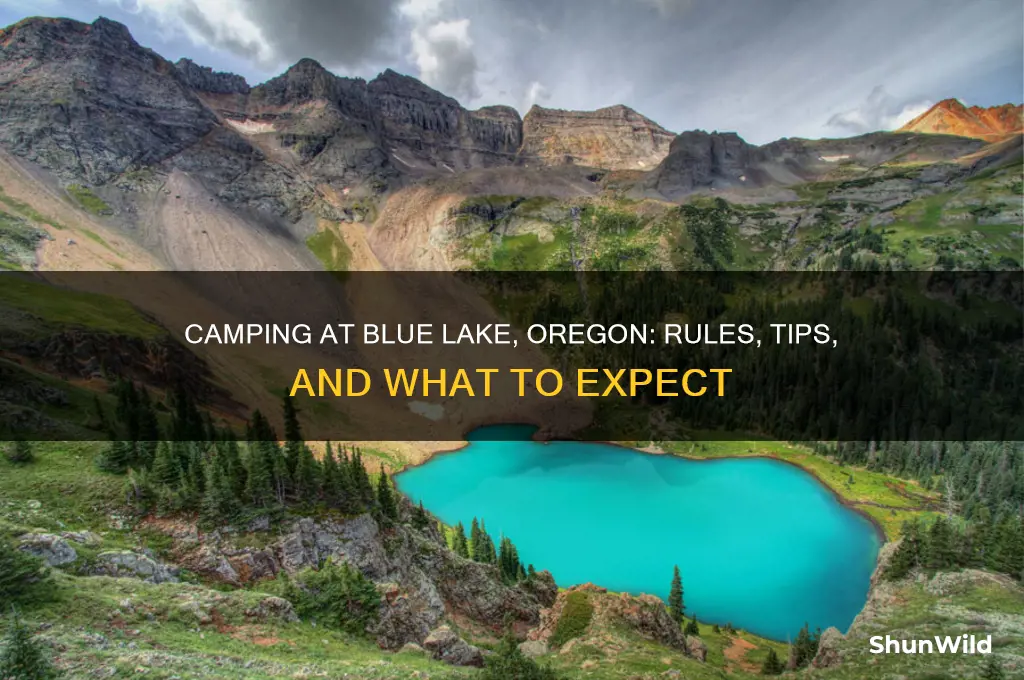 can i camp at blue lake oregon
