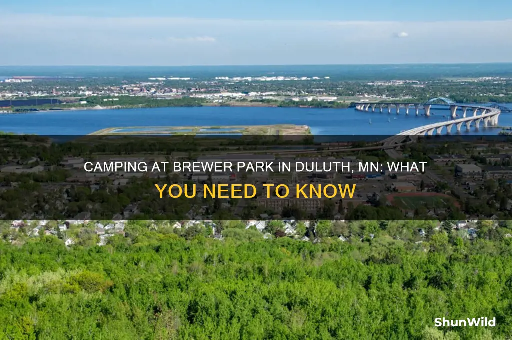 can i camp at brewer park in duluth mn