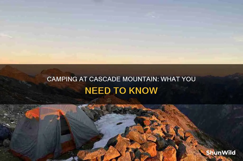 can i camp at cascade mountain