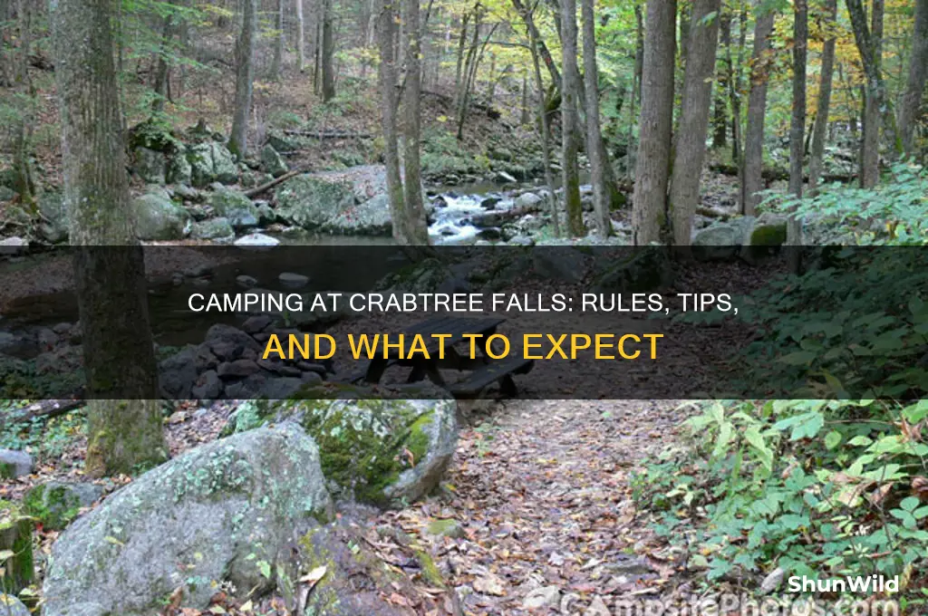 can i camp at crabtree falls