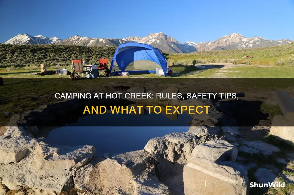 can i camp at hot creek
