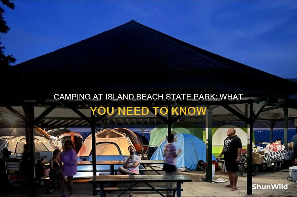 can i camp at island beach state park