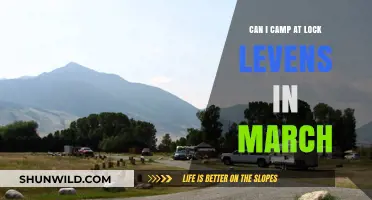 March Camping at Lock Levens: What You Need to Know