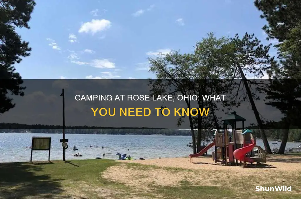 can i camp at rose lake in ohio