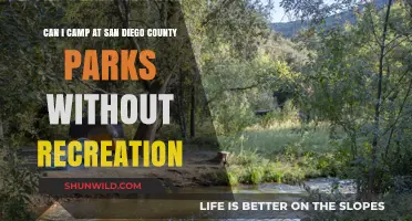 Camping in San Diego County Parks: Recreation-Free Options Explored