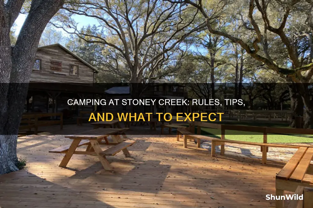 can i camp at stoney creek