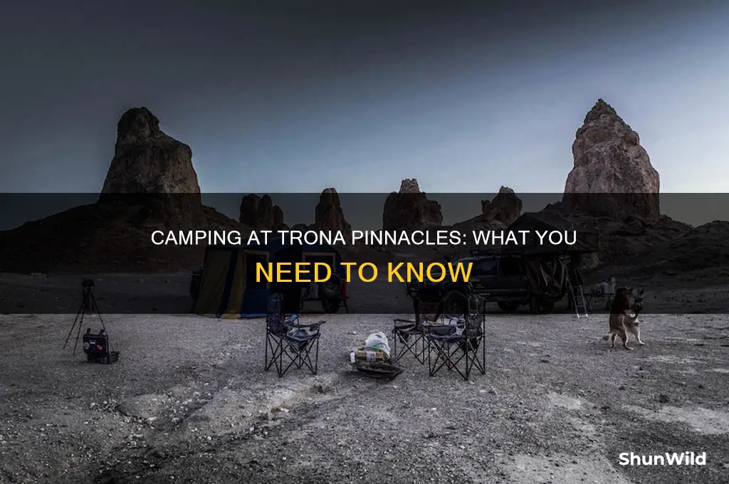 can i camp at trona pinnacles