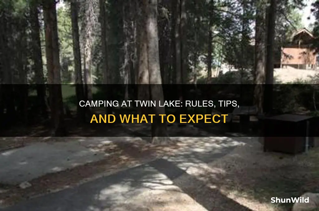 can i camp at twin lake
