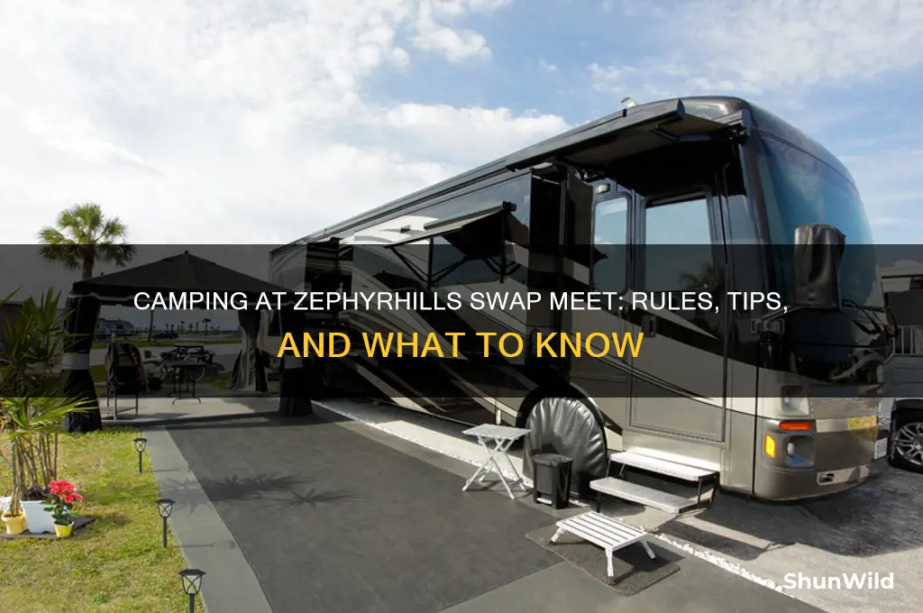 can i camp at zephyrhills swap meet