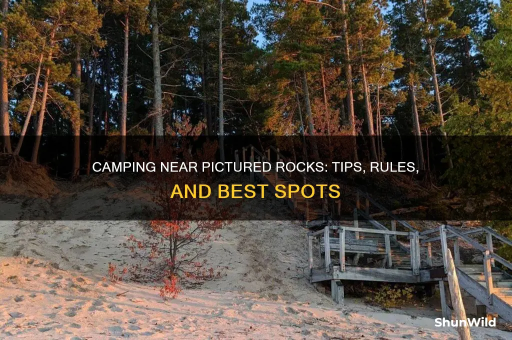 can i camp by pictured rocks