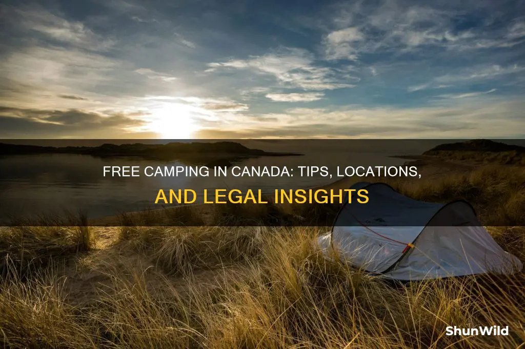 can i camp for free in canada