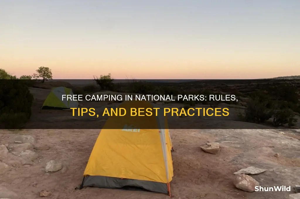 can i camp for free in natinoal parks