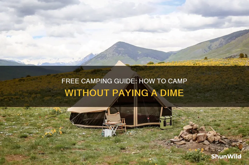 can i camp for free
