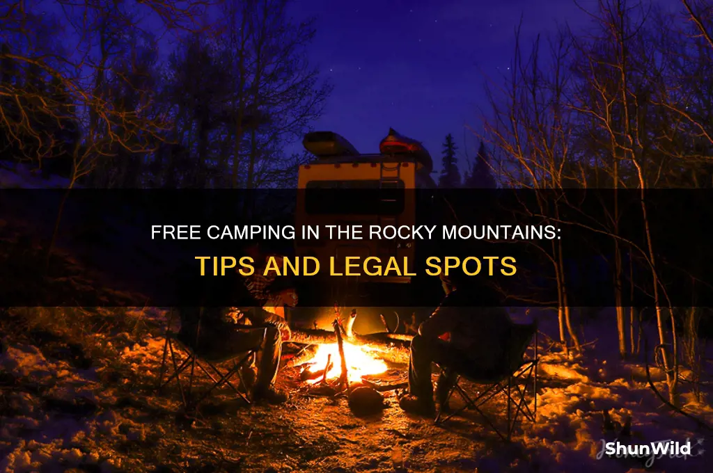 can i camp free in rocky mountains