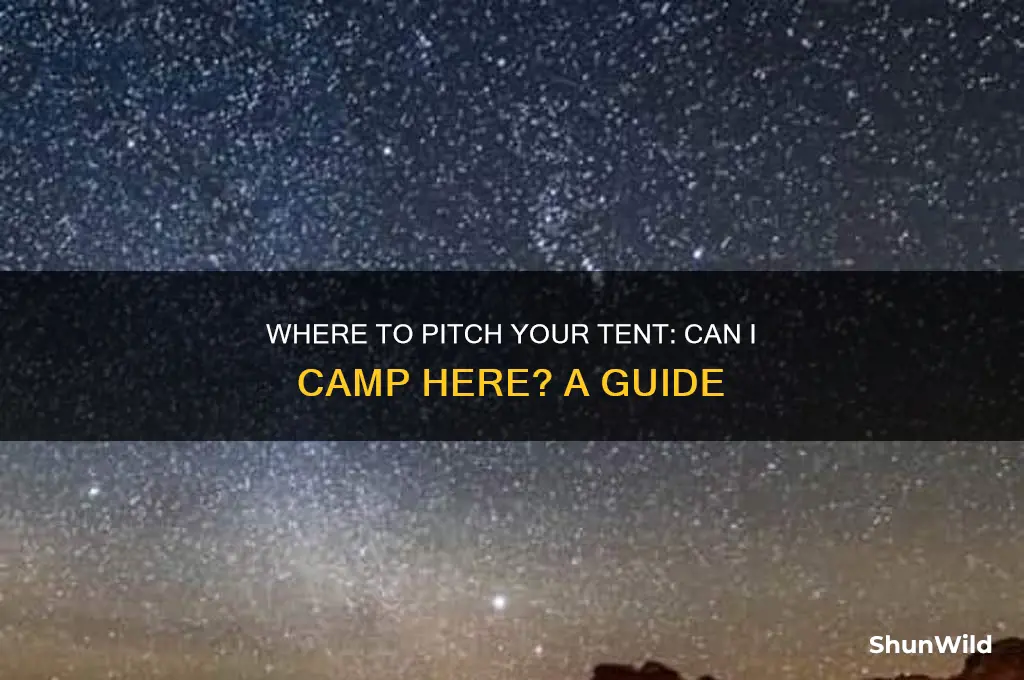can i camp here