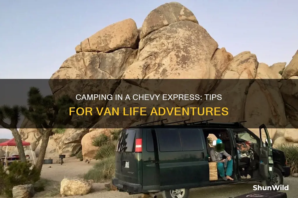 can i camp in a chevy express