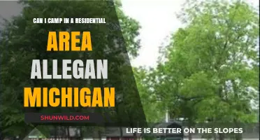 Camping in Allegan, Michigan: Residential Area Rules and Regulations
