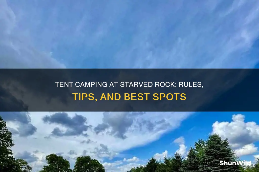 can i camp in a tent at starves rock