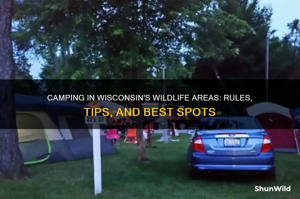 can i camp in a wildlife area in wisconsin