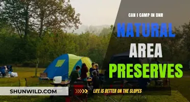 Camping in DNR Natural Area Preserves: Rules and Regulations Explained