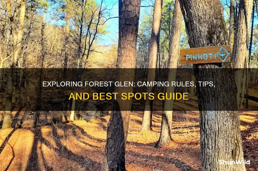 can i camp in forest glen