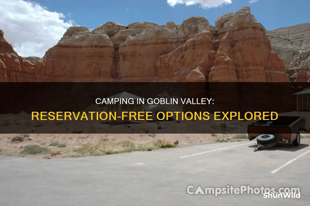 can i camp in goblin valley withoug a reservation