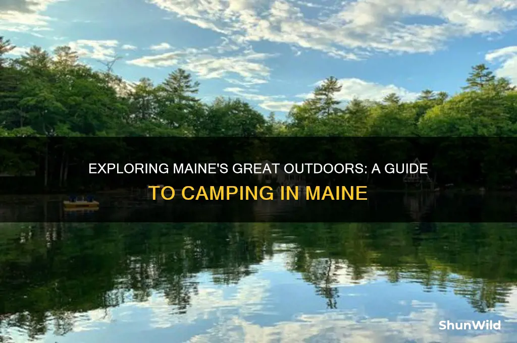 can i camp in maine