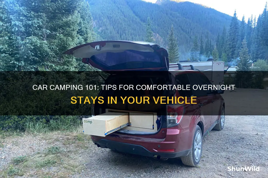 can i camp in my car