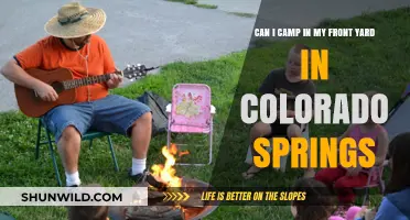 Front Yard Camping in Colorado Springs: Legalities and Tips