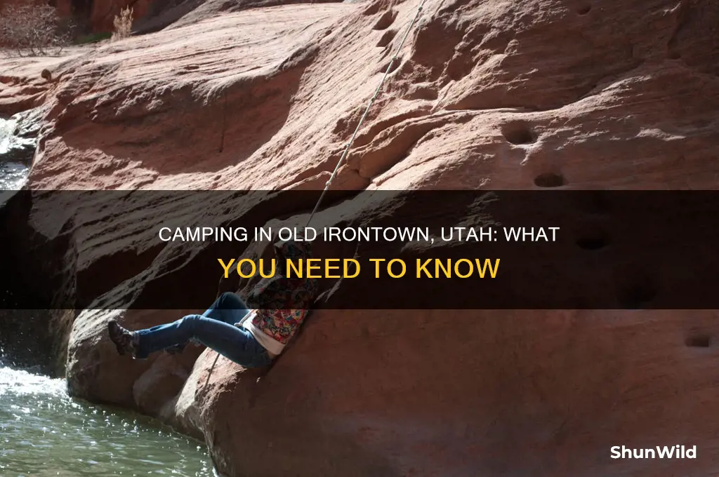 can i camp in old irontown utah