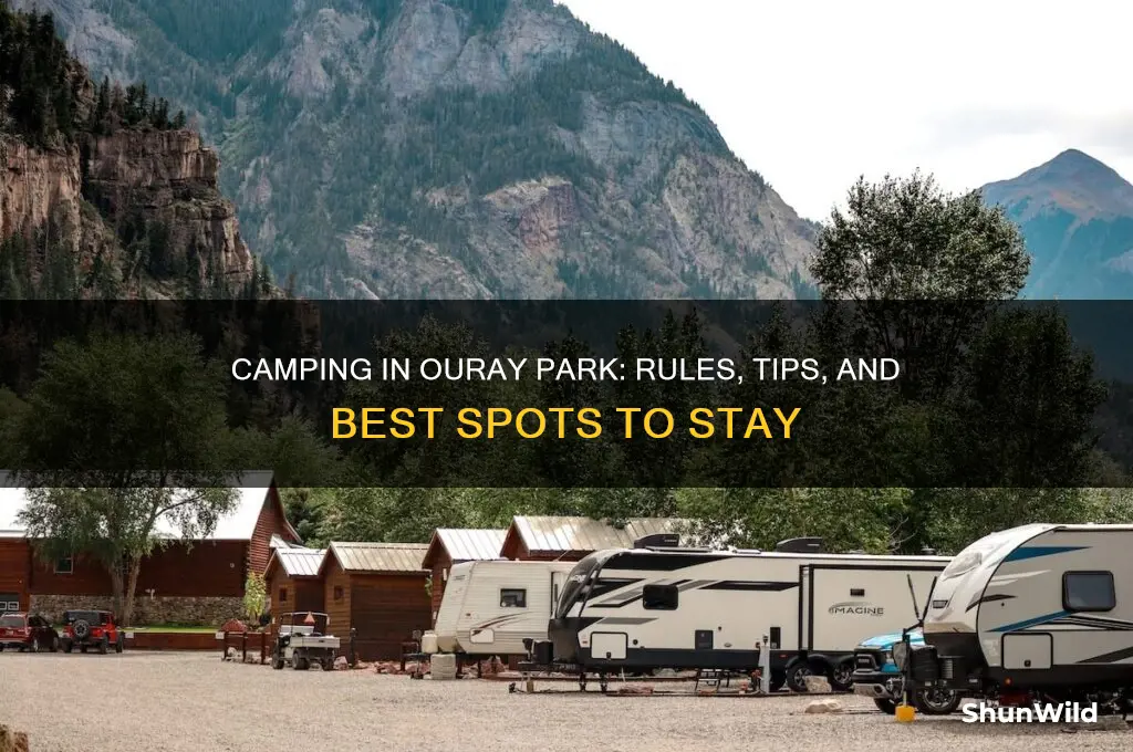 can i camp in ouray park
