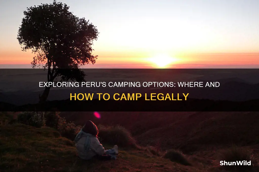 can i camp in peru