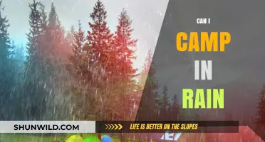 Camping in the Rain: Tips for Staying Dry and Comfortable