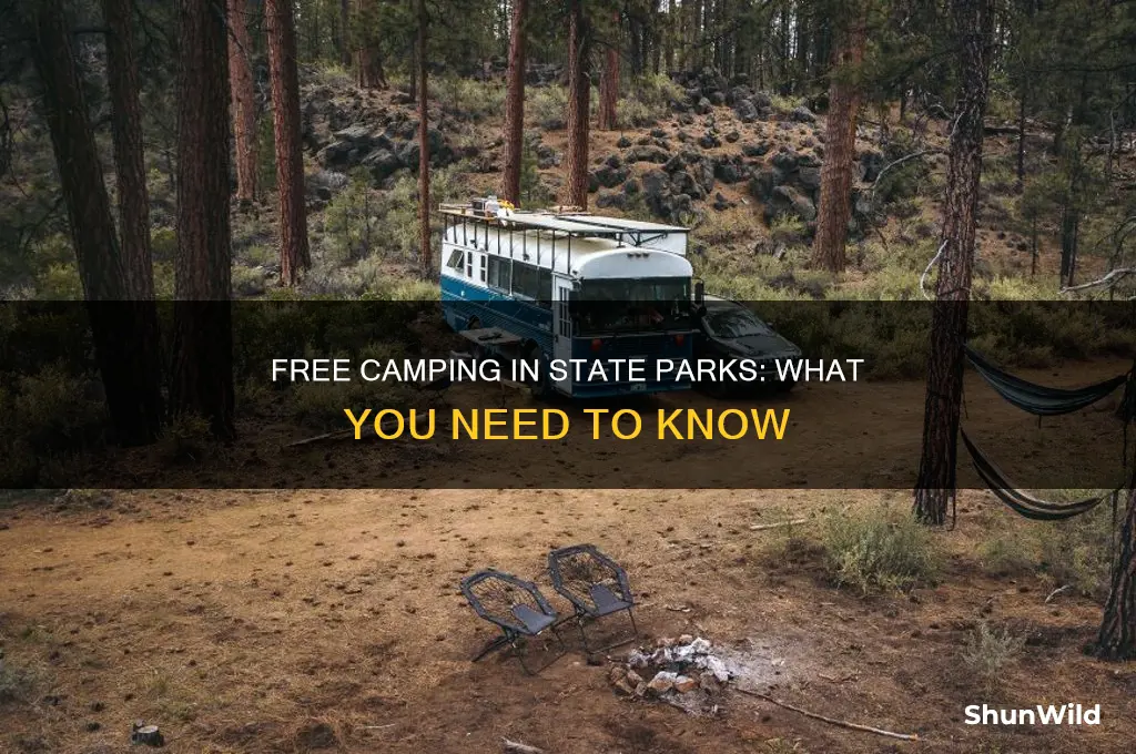 can i camp in state parks for free