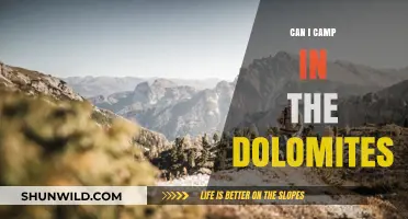 Camping in the Dolomites: A Guide to Rules, Locations, and Tips