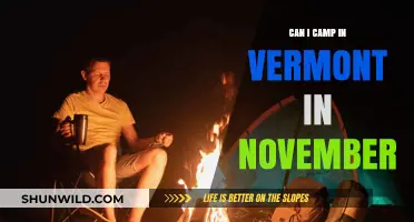 November Camping in Vermont: Tips for a Cozy Outdoor Adventure