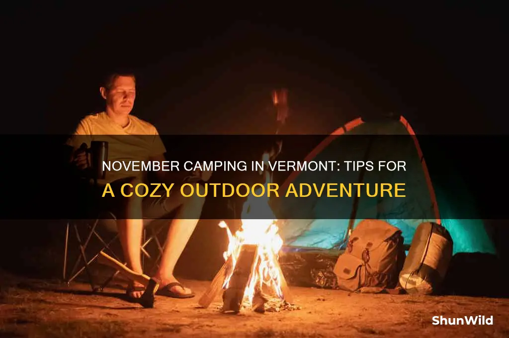 can i camp in vermont in november